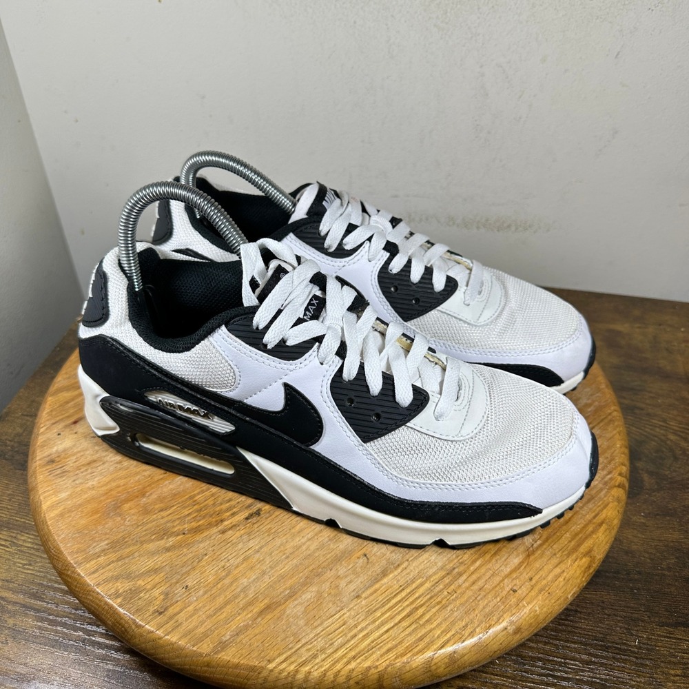 Nike Air Max 90 White Black Panda Sneakers CN8490-101 Mens Size 10
